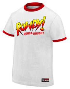 the rock gear has rhonda rousey wrestling shirts for sale! click image to buy on ebay from the official wwe store.