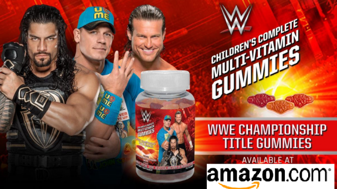 the rock gear has the wwe official multivitamins available for kids.