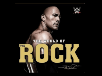 therockgear.com has the world of rock book for sale on amazon that chronicles dwayne johnson's wrestling career.
